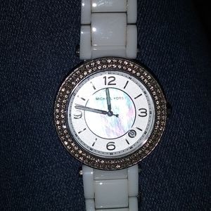 Mother of pearl michael kors ladies watch
